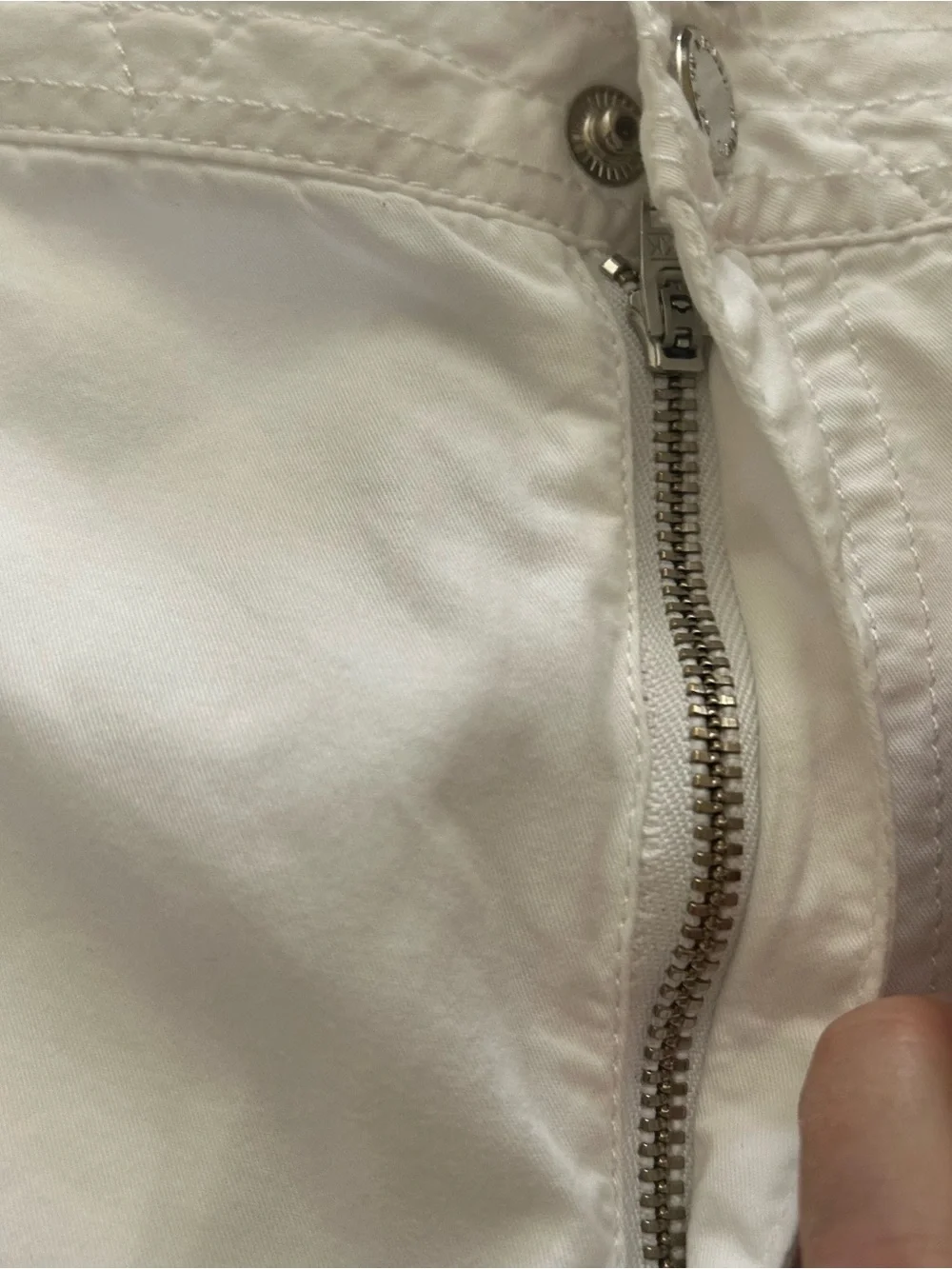 Lauren Ralph Lauren Cotton White Pants Size 18W Classic Plus Size Trouser EUC - Picture 10 of 13